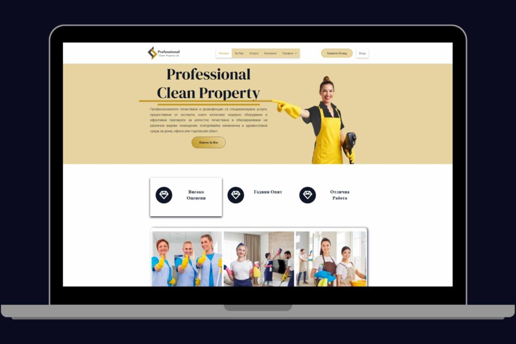 professional clean portfolio