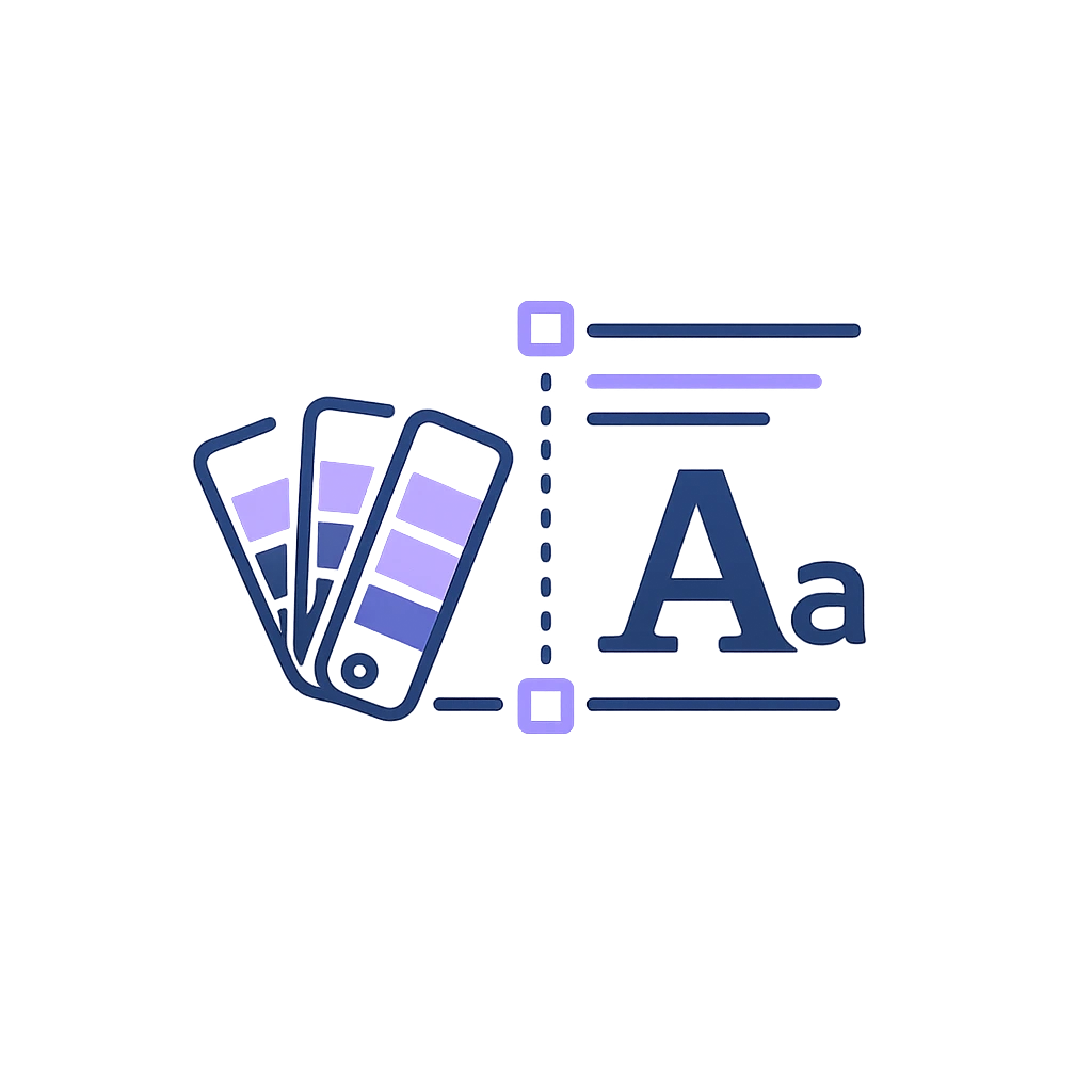 Color palette & typography