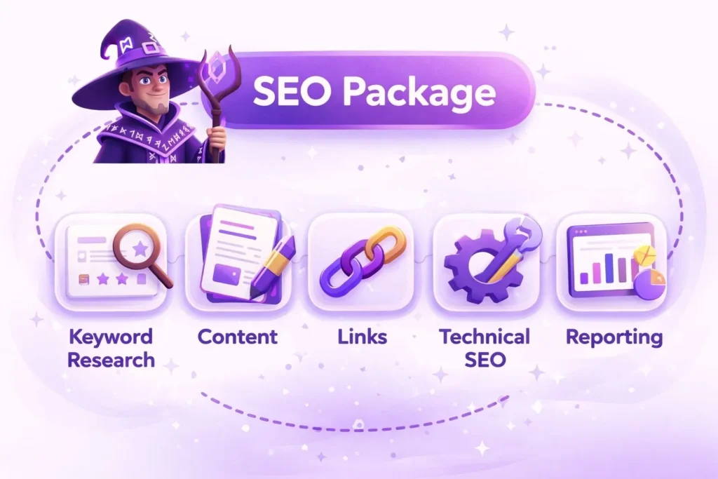 what does an seo package include